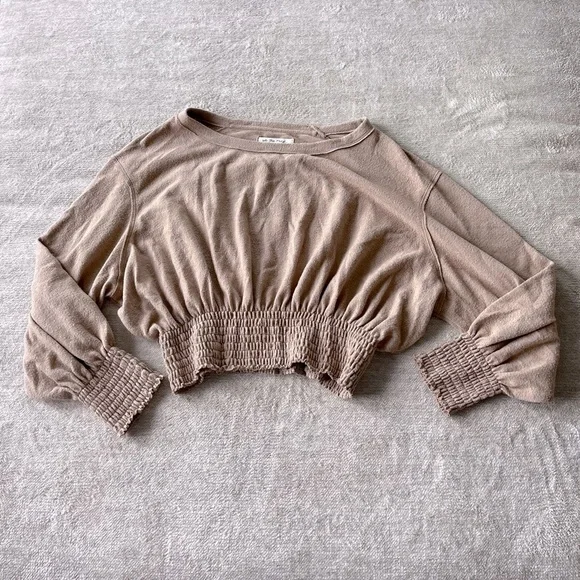 Run To You Tee in Wheat Combo Free People Color:Wheat Combo - Picture 2 of 6